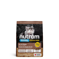 加拿大NUTRAM紐頓T22無穀全能系列-火雞+雞肉挑嘴全齡貓 1.13kg(2.5lb)(NU-10279) x 2入組(購買二件贈送全家禮卷100元x1張)