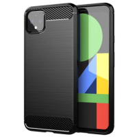 Soft Silicone TPU Case for pixel 4xl 4a 5g Shockproof Carbon Fiber Phone Cover For Google Pixel4 Soft Matte Phone Cases