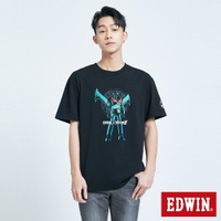 EDWIN X 無敵鐵金剛 MZ大鐵金剛 短袖T恤-男款 黑色 #滿2件享折扣