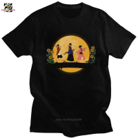 COD-(cod) Kawaii Moon Samurai Champloo T Shirt Men Pure Cotton Mugen Fuu T-shirt Muroxmyrmpe