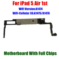 A1474 / A1475 or A1476 Free iCloud for iPad 5 Logic Boards Wifi Cellular for Ipad Air 1 Motherboard Clean iCloud