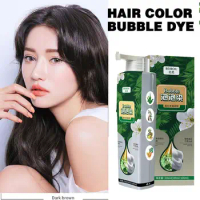 Foam Hair Dye Shampoo Plant Bubble Dye Shampoo Hair Coloring Shampoo Plant Hair Dye Foam Hair Dye Cream Brown Black