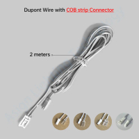 [LOD NJVY 539] 5 10 20PCS 2m Dupont Cable 2Pin 5mm 8mm 10mm COB Quick Connector Terminal for 12V 24V