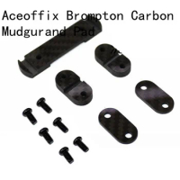 Aceoffix Carbon mudguard Pad with screws for Brompton Folding Bike