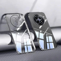 For casing Realme 12x 12 5g, Lutsinar, Penyaduran Elektronik, Reka Bentuk Kalis Kejutan Mudah, Fesye