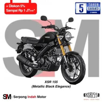 SIM-Sepeda Motor Yamaha ALL NEW XSR 155 XSR 155-Metallic Black Elegance