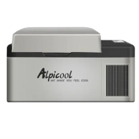 Portable Alpicool 20L car home refrigerator mini fridge AC100-240V DC12/24V Cold storage outdoor household compressor