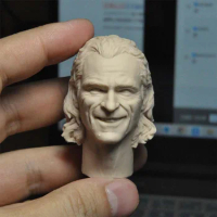 Blank 1/6 Scale Joaquin Phoenix The Joker Head Sculpt Unpainted Fit 12" Figure