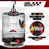 Stiker Sangkar Murai EBOD JAYA CHAMPION  Decal Tebok Variasi