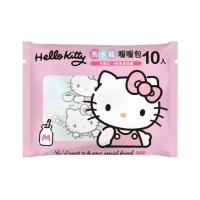 【SANRIO 三麗鷗】Hello Kitty 手握式 馬卡龍暖暖包 10入 X 3 包 獨立包裝 快速發熱 4 種款式 驚喜隨機