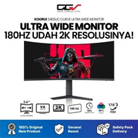 Koorui 34E6UC Monitor Gaming Curve 34” | WQHD (3440×1440) | 180Hz | 1ms Response Time | 2K UltraWide