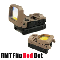 RMT-Compact Red Dot Pistol Sight, Hunting Rifle Holographic, Foldable Flip, 20mm Picatinny Mount