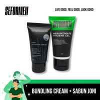 SEFORMEN Men Hygiene Gel X Sehatidealmu Men Cream Pelengkap Purevive Joni Cream 30 Gram