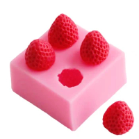 KindsFruit Strawberry Silicone Mould Fondant Chocolate Jelly Making Cake Decoration Mold Oven Steam Available DIY Clay Resin Art
