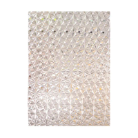 【Mega】3D炫彩半透明靜電玻璃貼膜 60X200cm(窗戶貼紙 隔熱 馬賽克貼膜 浴室玻璃貼 窗貼 辦公室裝飾)