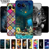Phone Cover for Realme 11 5G Case 6.72'' Soft Black Bumpers TPU Coque for Realme 11x 5G Silicone Cases Realme11 Global RMX3780