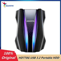 ADATA HD770G 1TB 2TB RGB USB 3.2 IP68 Waterproof Dropproof Dustproof External Portable HDD