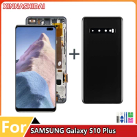 Tested TFT For SAMSUNG Galaxy S10+ G975 G975F LCD Display Touch Screen Digitizer For Samsung Galaxy S10 plus Assembly
