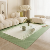 客廳地墊擦洗pvc高級綠色法式奶油臥室進門口茶幾地毯