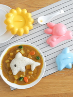 還不晚飯團模具兒童食物卡通動物造型 創意廚房用品早餐米飯磨具