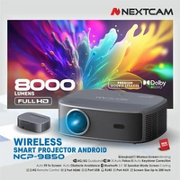 Nextcam NCP-9850 proyektor projector android full hd wireless 8000lumens dolby audio NCP9850