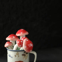 Enchanting Small Mushroom, Confusing Toxic Mushroom, Ceramic Water Cup, Teapot, Mug