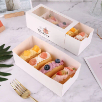 Box Donat Beruang Panjang / Box Donut Bear / Dus Kue Donat