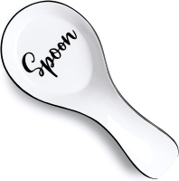 Ceramic Spoon Rest for Stove Top DAYYET Large Spoon Holder Spoon Rest for Kitchen Counter Utensil Re