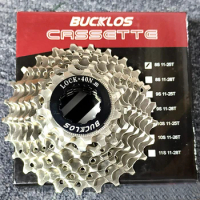 BUCKLOS MTB Road Bike Cassette 8v 9v 10v 11v 12Speed Bicycle Freewheel 11-25/28/32/34/42/46/50T Sprocket Cassette fit Shimano HG