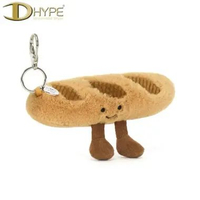 JELLYCAT AMUSEABLES BAGUETTE BAG CHARM 100% ORIGINAL