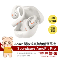 Anker Soundcore AeroFit Pro 熱力白 氣傳導 開放式 真無線 藍牙耳機 | 金曲音響