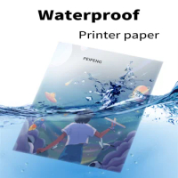 10 Sheets A3 Waterproof printing paper transparent printing paper A3 Laser  Inkjet Printer Paper White Self