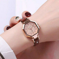 女裝手錶 正品聚利時手表女學生韓版簡約復古石英表防水菱形ins學院風名牌