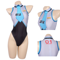 Anime Vocaloid Miku Áo Tắm Cosplay Halloween bên người phụ nữ cô gái sexy bodysuit bikini áo tắm phù