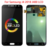 SUPER AMOLED J400 LCD For Samsung J4 2018 J400 J400F J400G LCD Display Touch Screen Digitizer Assemb