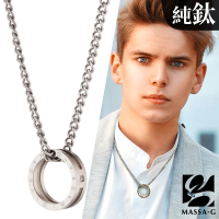 【MASSA-G】Titanium T03 圓舞曲純鈦項鍊(3.5mm粗)