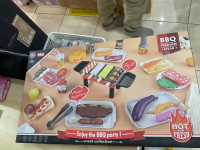 PapaGiftland ของเล่นBBQ PREMIUM STEAK 21B2 ชุดบาร์บีคิวจำลอง BBQ Party ชุดใหญ่ไฟกระพริบ สำหรับเด็ก 3