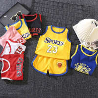 Bộ đồ ngủ trẻ em 0–7 tuổi, size 80/130 cm, áo ba lỗ chất liệu jersey ngắn tay (áo vest), phù hợp cho