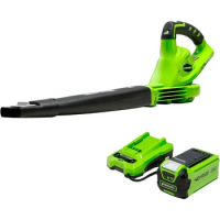 Greenworks 40V (150 MPH / 130 CFM) Cordless Leaf Blower, 2.0Ah Battery and Charger Included