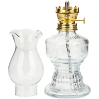 Vintage Oil Lamp Kerosene Lamp Kerosene Lantern Glass Oil Lamp Glass Oil Lantern Indoor Kerosene Lantern