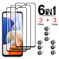 Glass for Samsung Galaxy A14 5G Screen Protectors Tempered GlasS For Samsung A 14 6.6" A146 A146B Safety Camera Lens Film Cover