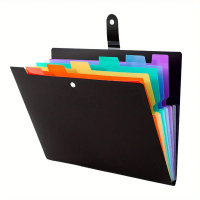 Simplicity 7 Pockets A4 File Folder Bag Color Insert Multi-layer File Storage Folder Classified Wate