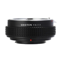 SHOTEN PK to FX Lens Adapter Pentax K to Fujifilm Fuji X XT3 X-S10 XT200 XPro3 XT4 X-M2 X-E1 X-A2