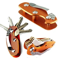 Mens Smart Key Holder Portable Pouch Bag Case Wallet Holder Chain Car Key Wallet Housekeeper EDC Pocket Male Key Organizer Tools