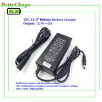 12.6V 2A lithium battery polymer charger, 3-string 11.1V 12V 18650 lithium battery pack charger