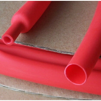 【優選百貨】1mm紅色熱縮管 1KV 優質連接防腐材料 電線配件 1米起[DIY]