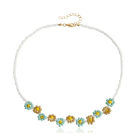 สร้อยคอจี้ลูกปัด, เครื่องประดับ Egirl, สีเท่และสดใหม่, เทรนด์แฟชั่น DIY, เค้นคอดอกไม้