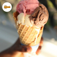 STARCONE MIXUE sugar cone waffle kerucut es krim diameter 5,5 cm panjang 13 cm 1pack isi-10Pcs Bulat