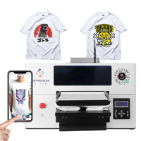 Wifi RF-TS1 Mobile App DTG Printer A3 Direct To Garment Inkjet Tee shirt Printing Machine Smart T shirt Printer Free Computer