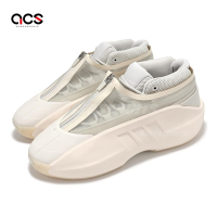 adidas 籃球鞋 Crazy IIInfinity 男鞋 米白 灰 拉鍊 復古 運動鞋 愛迪達 IH2663